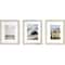 6 Packs: 3 ct. (18 total) Gallery™ Gray Frame with Mat by Studio Décor®